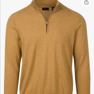 Greg Norman Men’s Luxury Blend 1/4 Zip Sweater, Small, New!